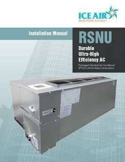 PTAC: RSNU - Installation Manual