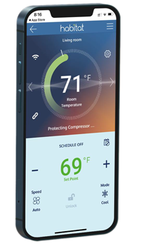 Ice Air - Product - AccuZone Thermostat - Habitat Thermostat