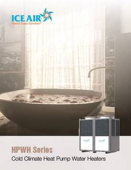 HPWH Product Line Brochure