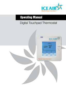 Digital LCD Thermostat Operating Manual