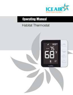 Habitat Thermostat Operating Manual