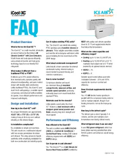 Ice Air - iCool - FAQs