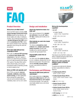 Ice Air - RSXC - FAQs