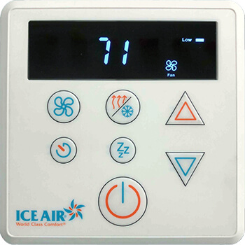 Ice Air - Product - AccuZone Thermostat - Non-Programmable LCD Digital Touch Pad Thermostat