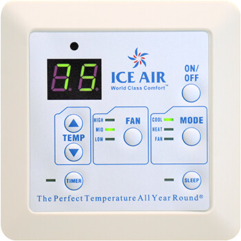 Ice Air - Product - AccuZone Thermostat - Non-Programmable LED Digital Touch Pad Thermostat