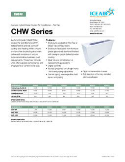 CHW Product Sheet