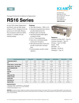 RS16 Product Sheet