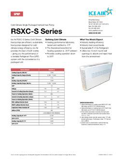 RSXC-S Product Sheet