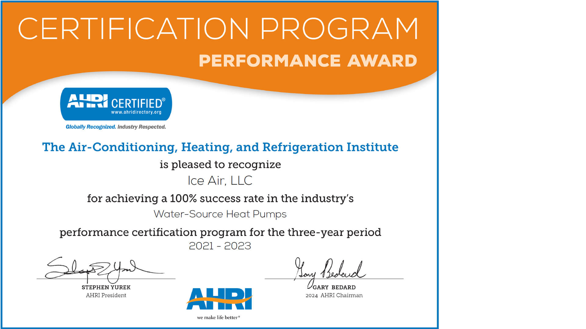 ice-air-water-source-heat-pumps-win-ahri-3-year-performance-award
