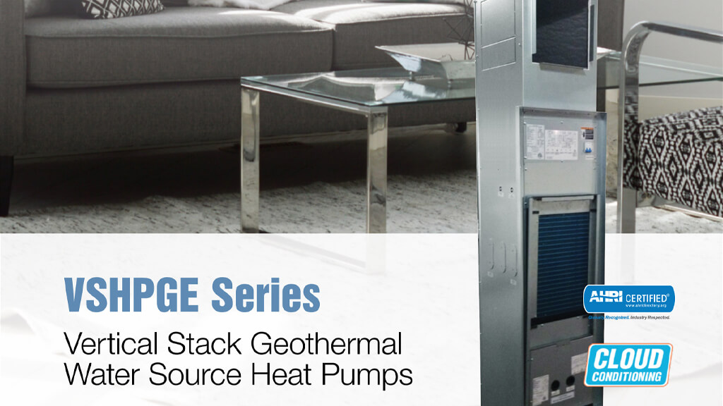 Ice Air VSHPGE-series Geothermal Water Source Heat Pumps: Energy-efficient Heating and Cooling, Zero Emissions