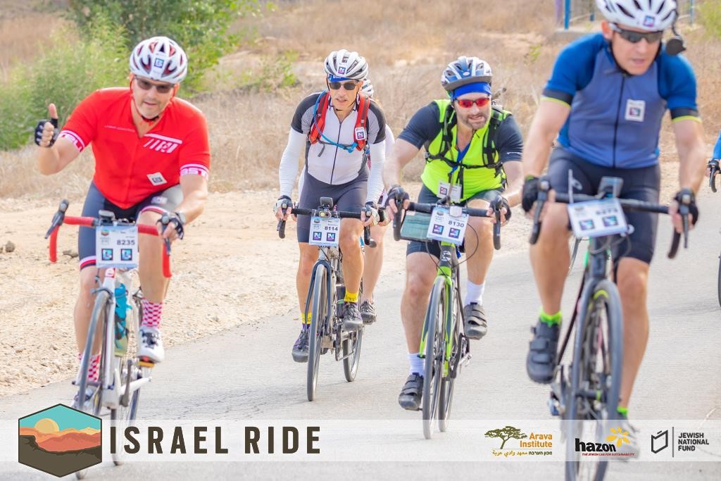 Ric Nadel completed the Ride for One bike ride through Israel